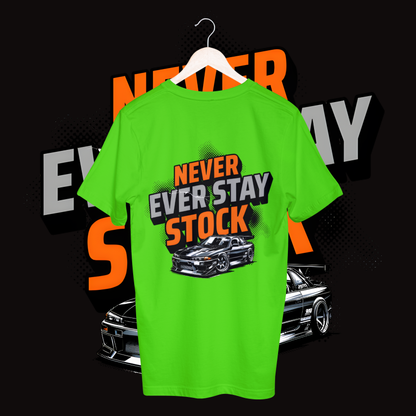 Men's never ever stay stock T-shirt