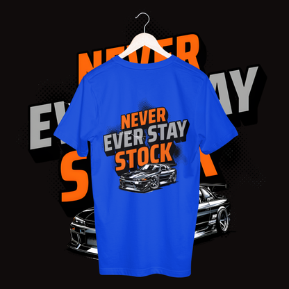 Men's never ever stay stock T-shirt