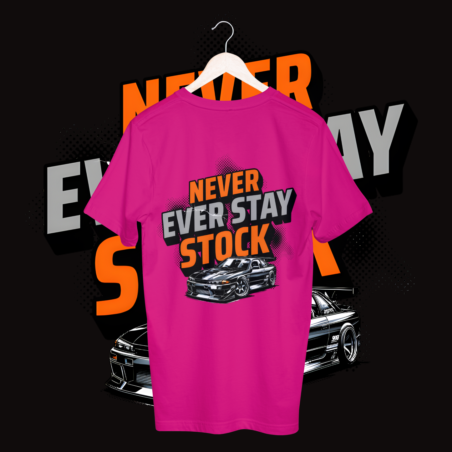 Men's never ever stay stock T-shirt