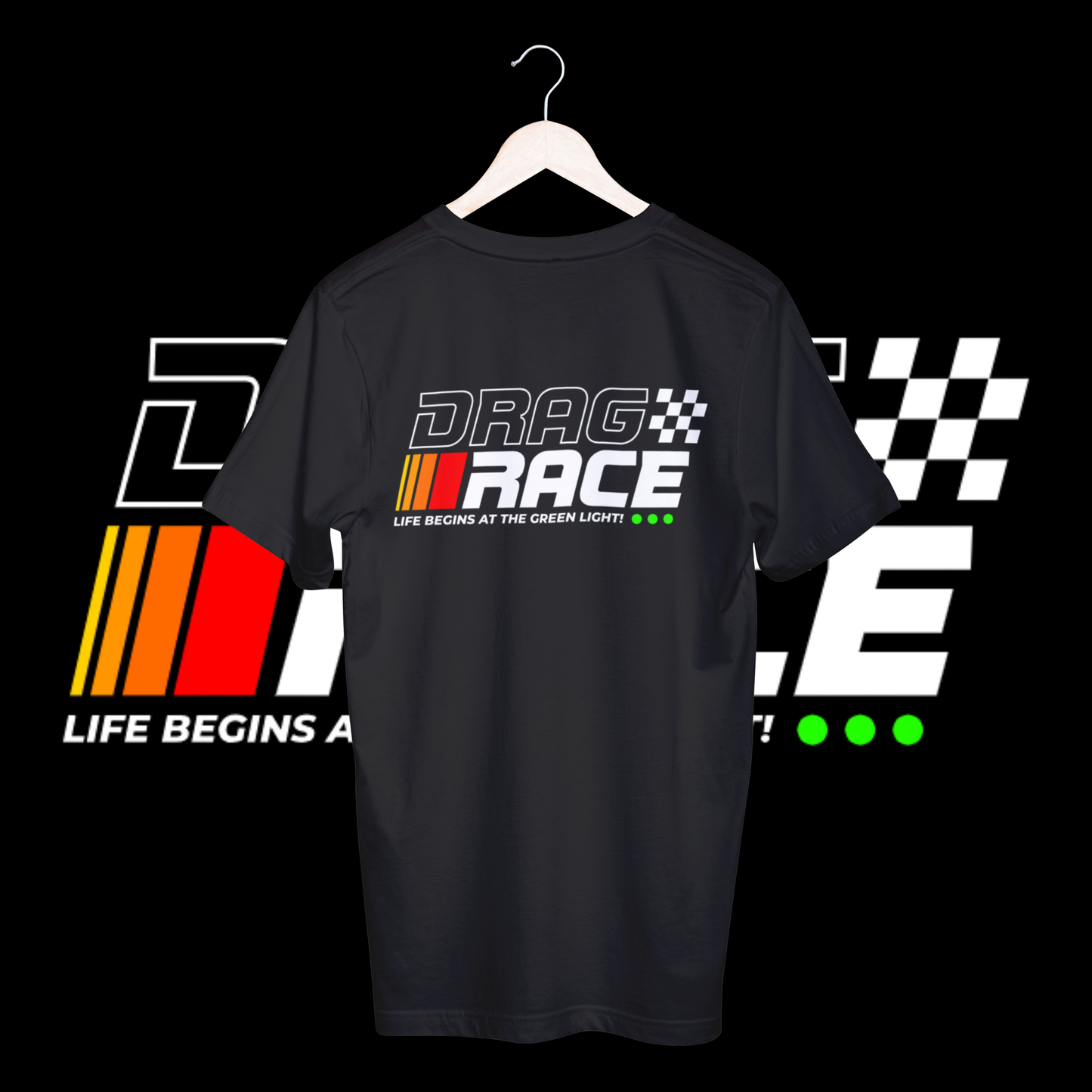 Men's drag race T-shirt