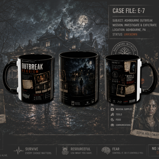 "Gaming" two tone mug.
