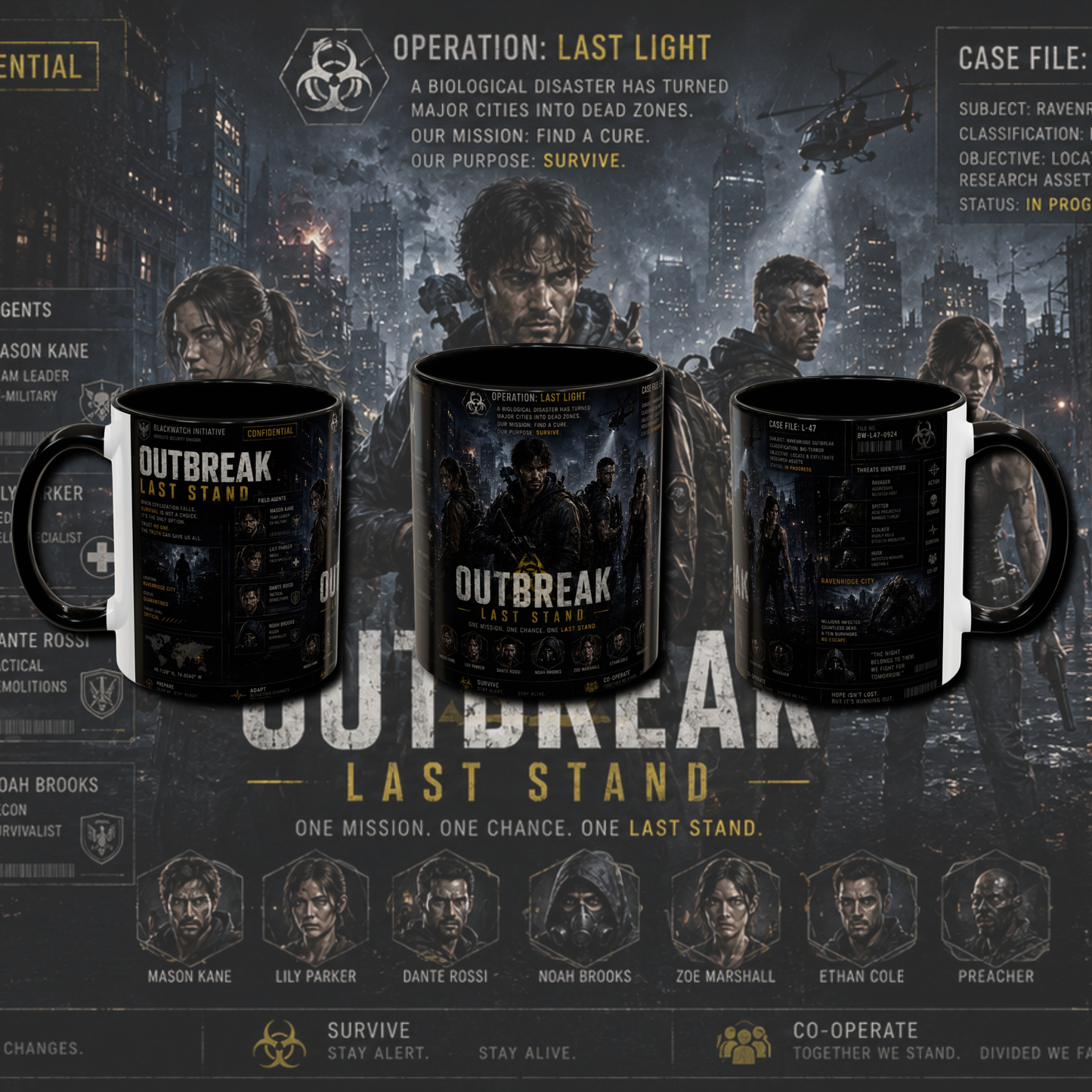 "Gaming" two tone mug.