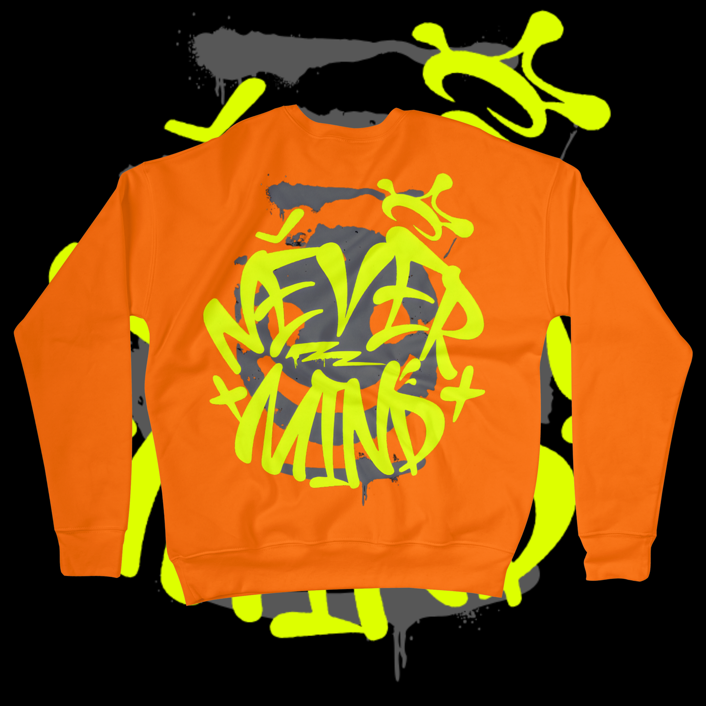 Men's "never mind" sweater.