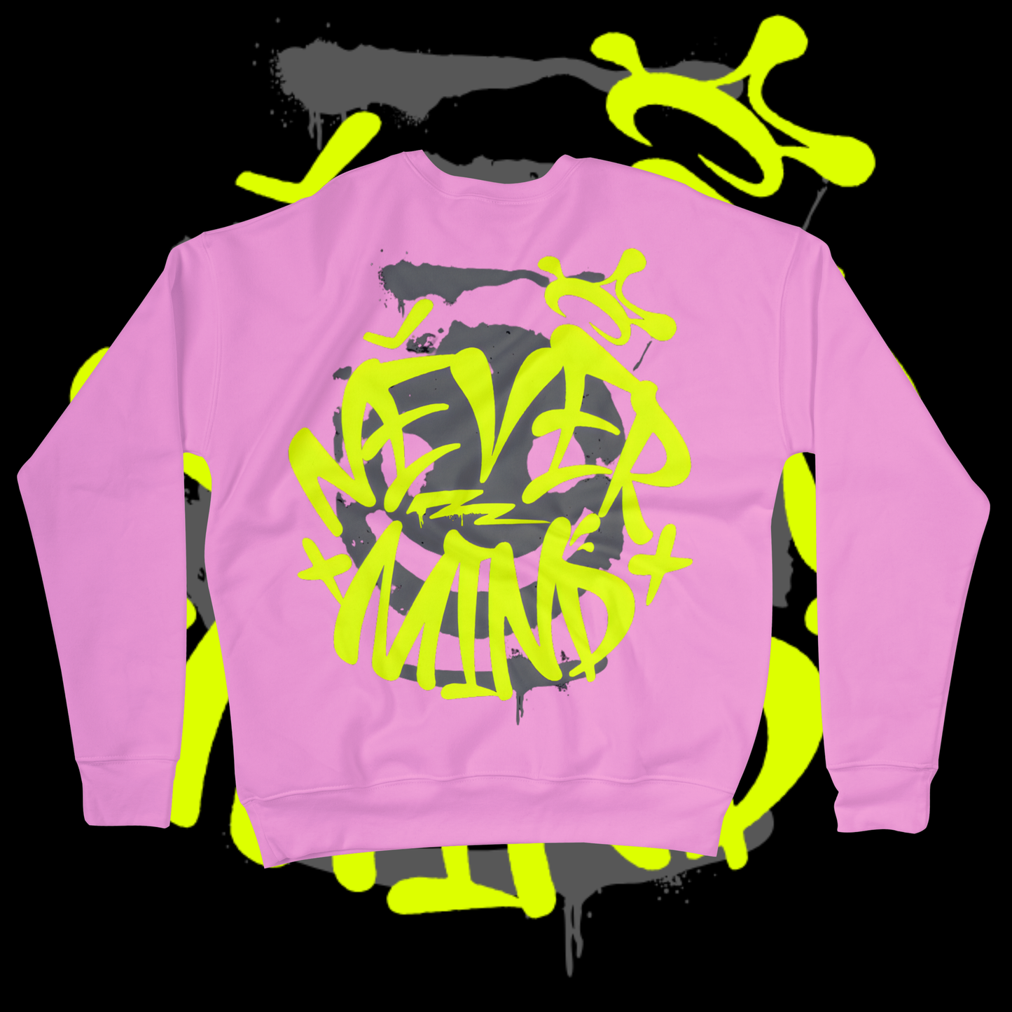 Men's "never mind" sweater.