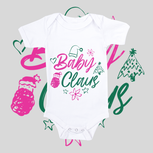 "Baby Claus" baby grow.