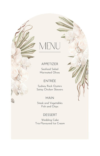 Menu Design.