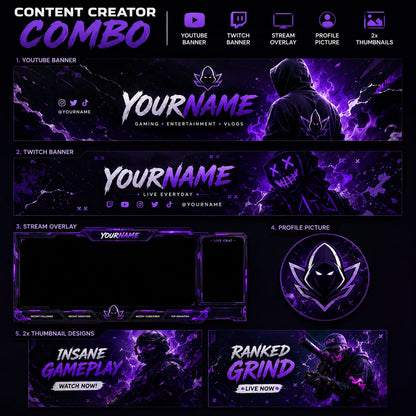 Content Creator Combo – Digital Design Service