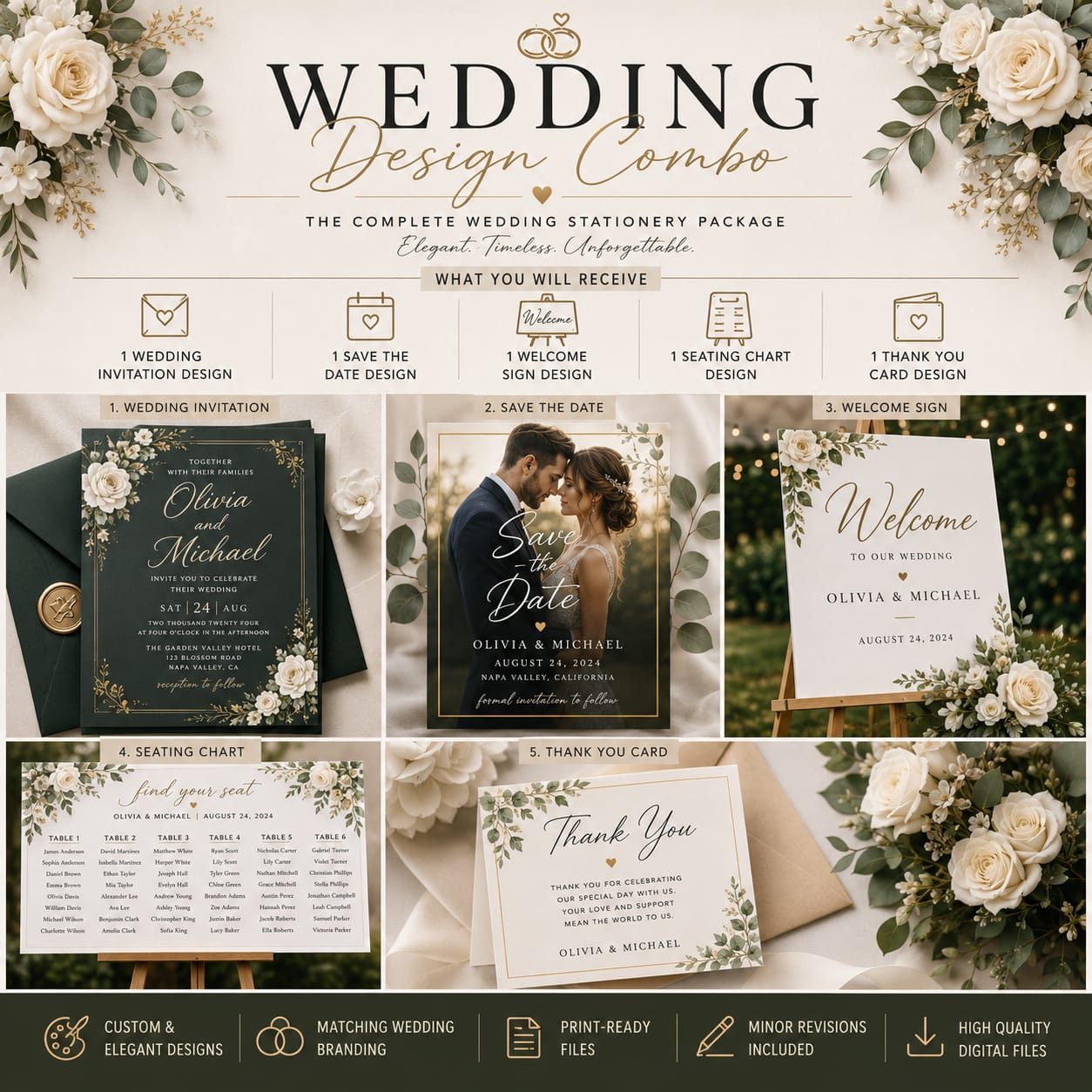 Wedding Design Combo – Digital Design Service