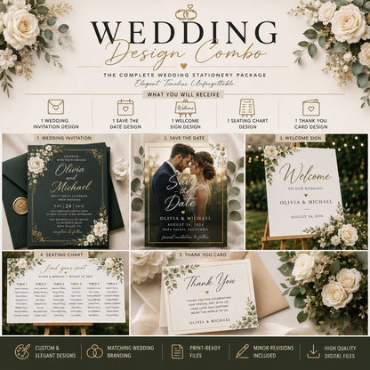 Wedding Design Combo – Digital Design Service