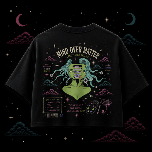 "Mind over matter" crop top