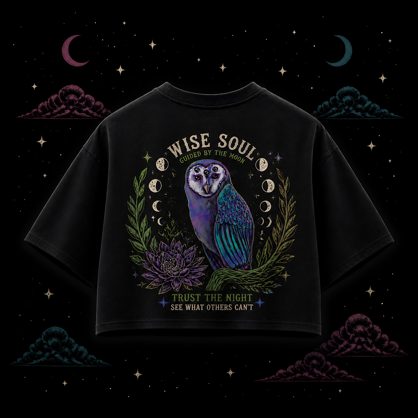 "Wise soul" crop top.