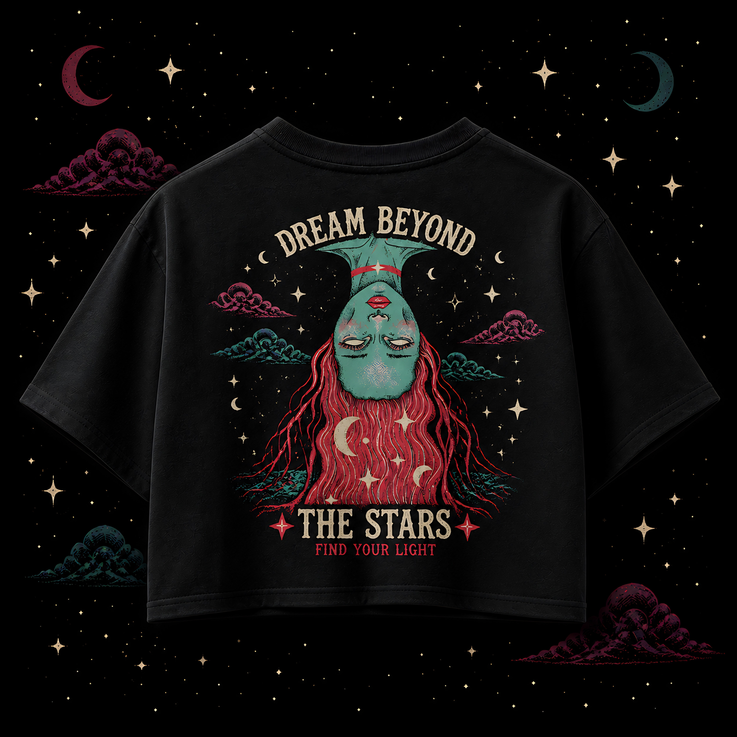 "Dream beyond" crop top.